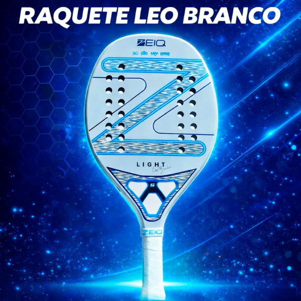 Raquete Léo Branco ZEIQ 2026